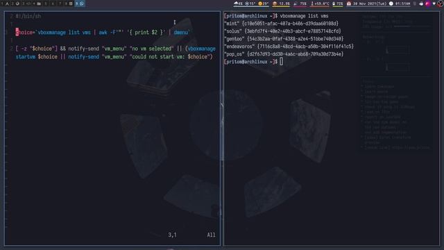 run virtualbox VMs using dmenu смотреть онлайн