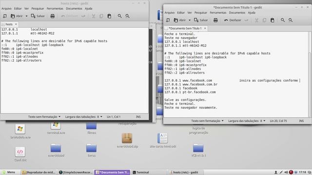 Tutorial bloqueio de página no linux mint. смотреть онлайн