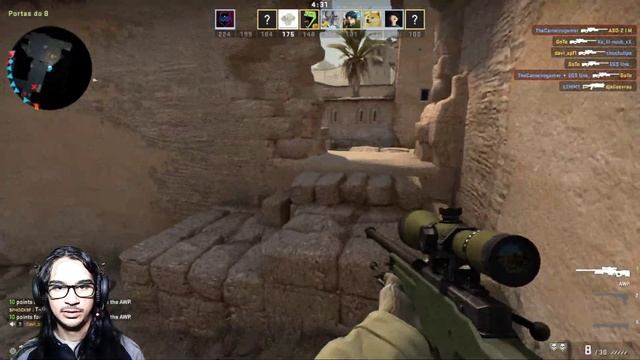 JOGANDO CS GO E TESTANDO CHROMA KEY ( LINUX GAMEPLAY) смотреть онлайн