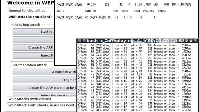 Cracking WEP con Gerix WiFi Cracker-NG смотреть онлайн