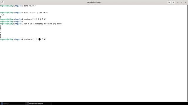 IFS | Linux | Command Line смотреть онлайн