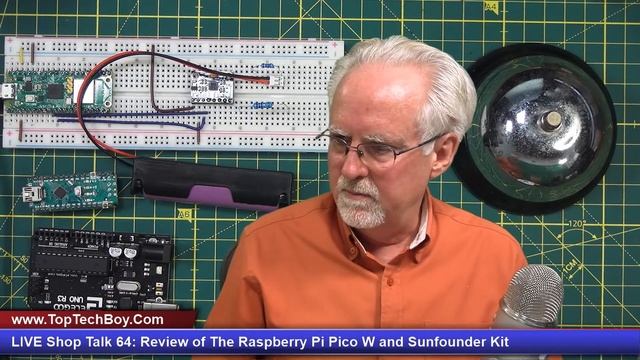 LIVE Shop Talk 64: Review of The Raspberry Pi Pico W and Sunfounder Kit смотреть онлайн