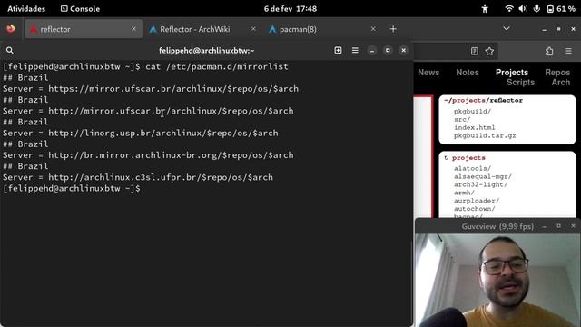 Arch Linux: como atualizar o mirrorlist com o reflector смотреть онлайн