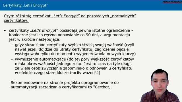 Jak uzyskać certyfikat SSL za darmo? Czyli niech żyje Let’s encrypt :-) смотреть онлайн