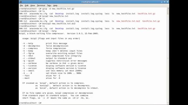 Linux Compression Utilities смотреть онлайн