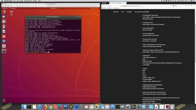 Ubuntu RAID using MDADM смотреть онлайн