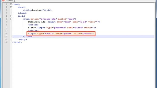 PHP-MYSQL - 09 Web Sayfalarını Oluşturma: 04 Formlar смотреть онлайн