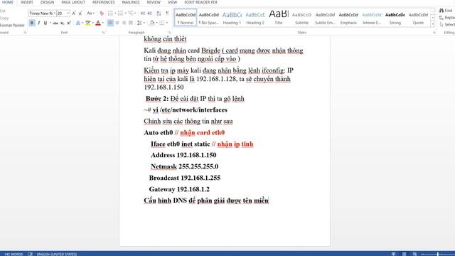 Đặt ip tĩnh cho máy kali linux смотреть онлайн