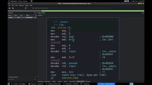 Reverse Engineering For Beginners: 1. Reversing A Simple Crackme + Cutter