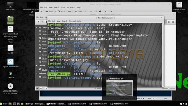 Creepy Linux Install TUT Example смотреть онлайн
