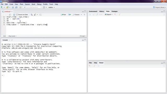 R Programming Measure Run time of Code смотреть онлайн