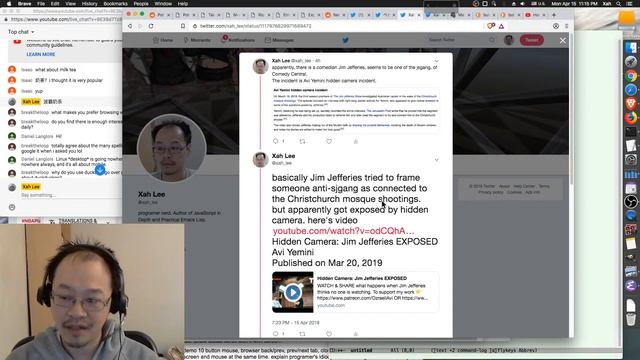 xah talk show 2019-04-15 boba milk tea, linux UI prob, Fake News origin, sjgang, Unabomber Manifest смотреть онлайн