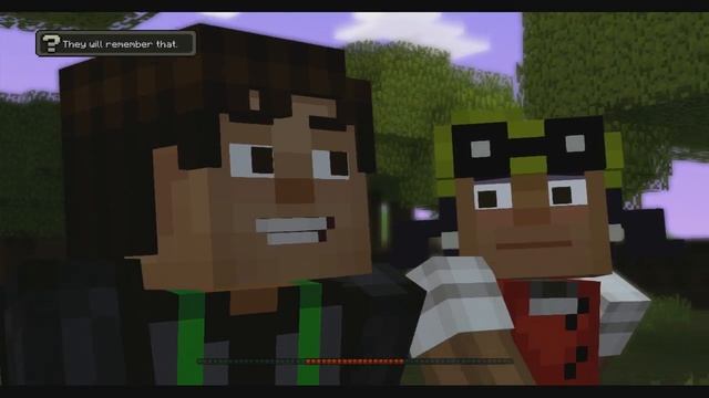Minecraft Story Mode eps 1 part 1 смотреть онлайн