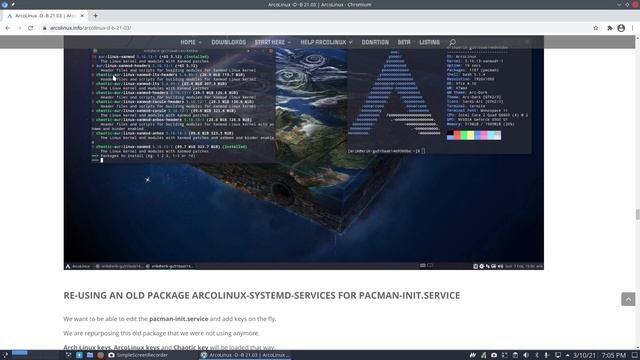 ArcoLinux : 1905 What is new in ArcoLinux v21.03 смотреть онлайн