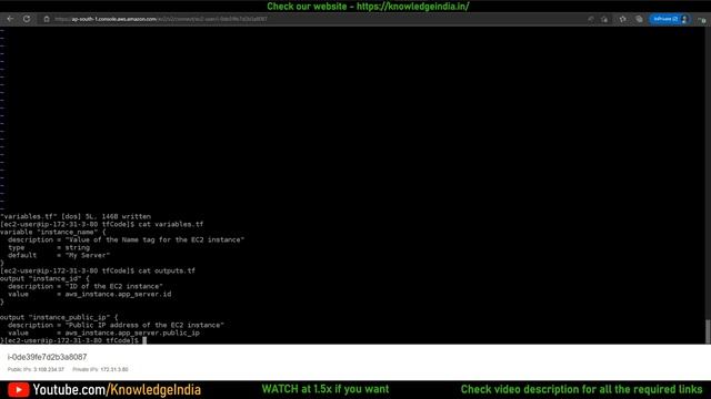 Part 4 - Variables, Outputs, Code Structuring - Learn Terraform Practically with AWS Series смотреть онлайн