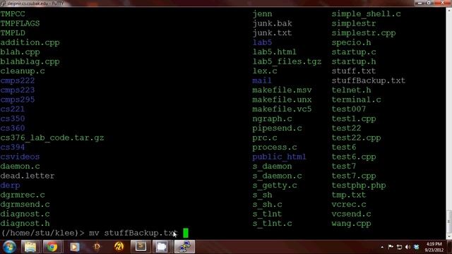 CS150 Lab1 Part3 -- vim, basic Unix coomands, and (al)pine смотреть онлайн