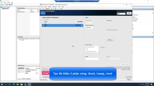 Hướng dẫn cài đặt CentOS 7 trên Hyper-V 2022 смотреть онлайн