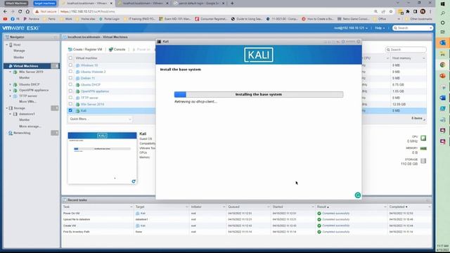 (6) Install Kali on ESxi смотреть онлайн