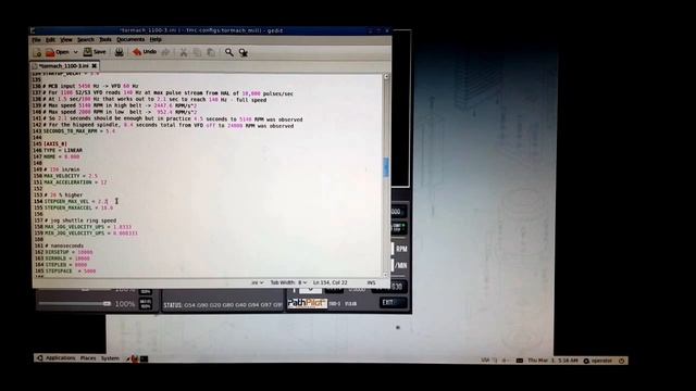 PathPilot feedrate increase edit - XY 150 Z 120 - Increase feedrate for rapids! смотреть онлайн
