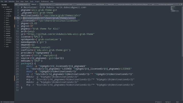 ArcoLinux : 3370 ALCI - what is the workflow to be able to create a new grub theme for you distro смотреть онлайн