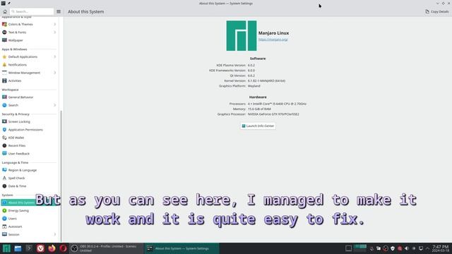 Run KDE6 under Wayland when using NVIDIA proprietary drivers смотреть онлайн