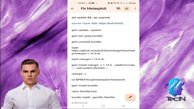 termux metasploit bundle error solution смотреть онлайн