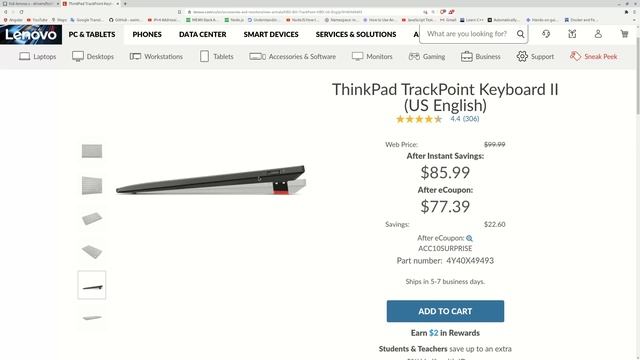 ThinkPad TrackPoint Keyboard II Review смотреть онлайн