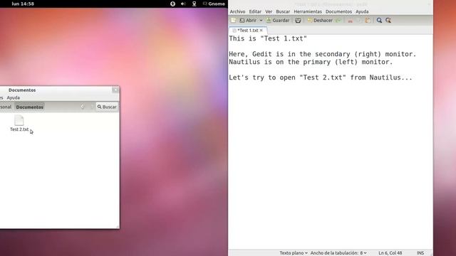 BGO 661333: Gedit window moves when opening file from nautilus on another monitorif half-maximized смотреть онлайн