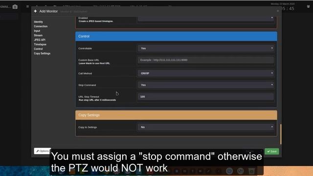 How to add Sunba PTZ camera to Shinobi CCTV system and enable PTZ? (Linux) смотреть онлайн