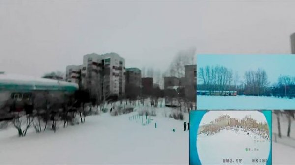 Тестируем полет зимой, особенности полетов зимой.