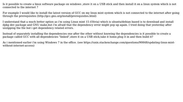 Installing Packages Offline On Linux Mint смотреть онлайн