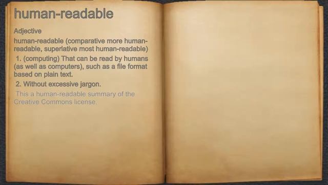 What does human-readable mean? смотреть онлайн