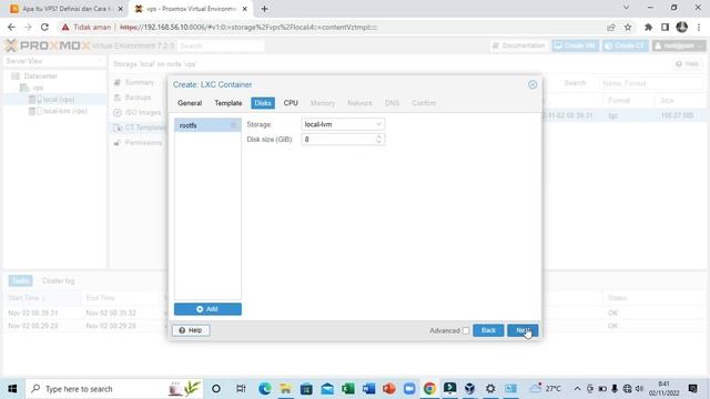 Membuat CT (Container) Debian - Proxmox - VPS смотреть онлайн