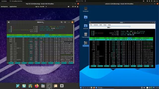 Pop! OS 22.04 vs Lubuntu 22.04: RAM смотреть онлайн
