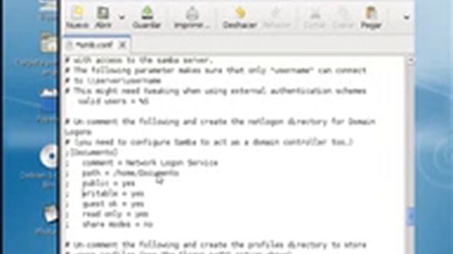 Samba para compartir datos como grupos de trabajo.wmv смотреть онлайн