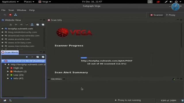 Scanning Website for Vulnerabilities Using #VEGA - #KaliLinux - Part 1 смотреть онлайн