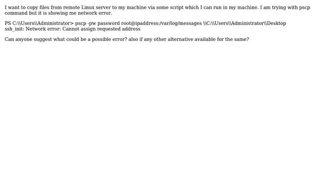 Copy files from Linux to Windows using script смотреть онлайн