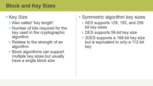 Cryptography Fundamentals: Distinguishing between Block and Key Sizes смотреть онлайн