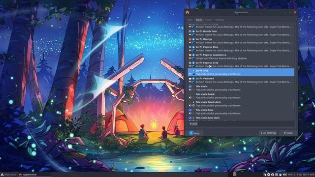 ArcoLinux : 2650 Surfn-Tela - new icon theme added to the Surfn icons смотреть онлайн