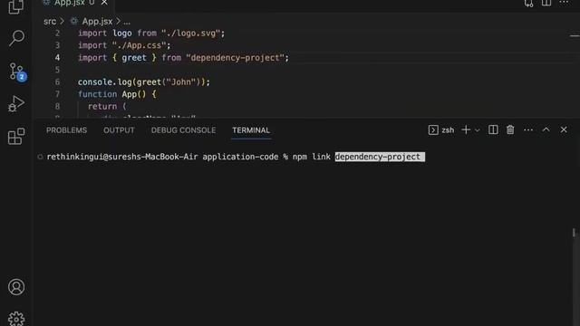 Understanding npm link | Working with Dependency and Application Project at same time смотреть онлайн