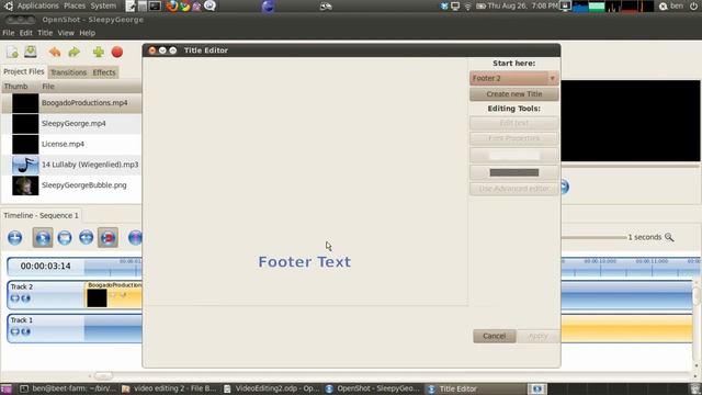 Video Editing On Linux Part 2 - Screencast Part 2/3 смотреть онлайн