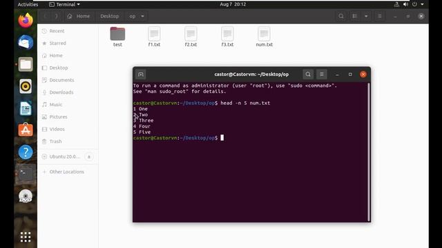 Practical 4:- Linux commands: Working with Directories: смотреть онлайн
