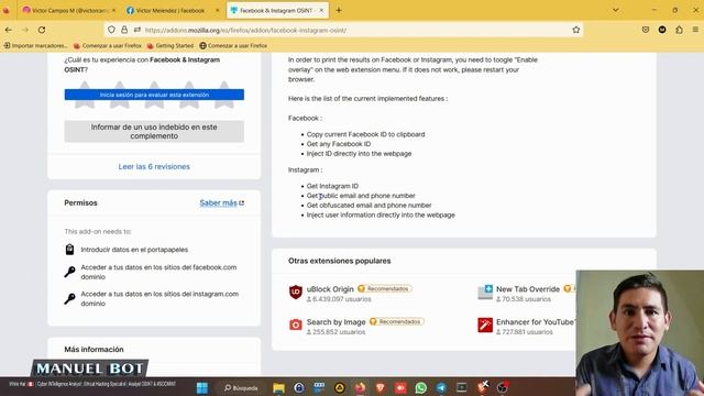 OSINT: OBTENER ID, NÚMEROS DE TELÉFONO Y CORREOS ELECTRÓNICOS DE UNA CUENTA DE INSTAGRAM Y FACEBOOK смотреть онлайн