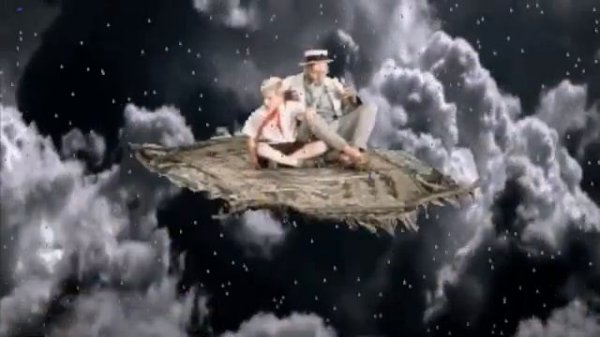 Хоттабыч,Волька на ковре самолете.Hottabych