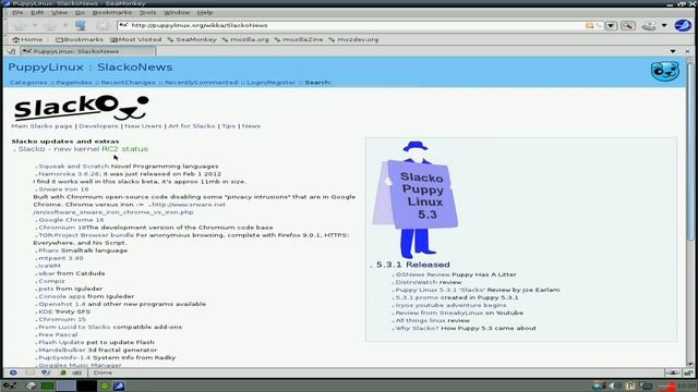 Slacko 5.3.2.6...Back To Beta For Now.. смотреть онлайн