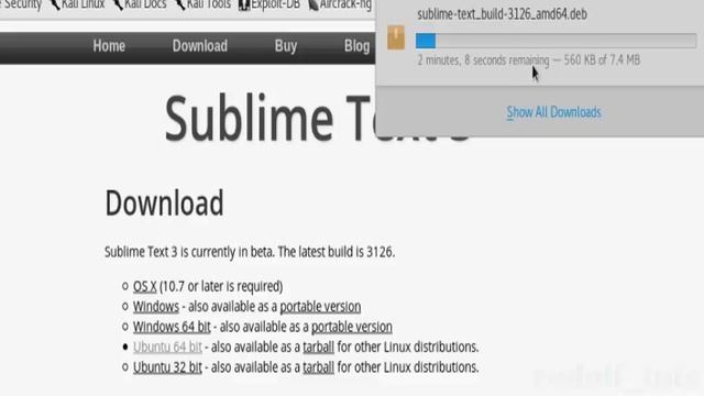 how to install sublime text3 on kali Linux 2016.2 or any version смотреть онлайн
