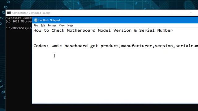 how to Check Motherboard Model Version and Serial Number смотреть онлайн