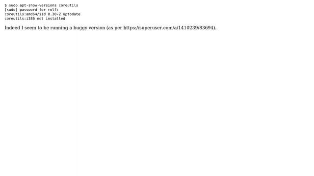 Renaming a file with mv: "cannot move to a subdirectory of itself" смотреть онлайн