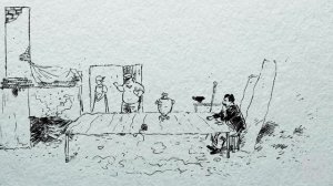 Краткое содержание - На дне (I-II акт)