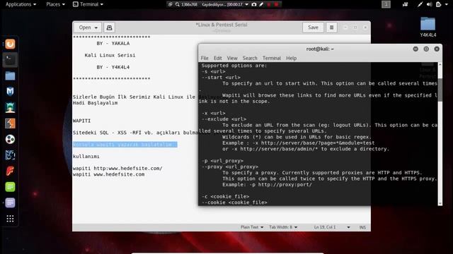 Kali Linux Wapiti Kullanımı - Y4K4L4 смотреть онлайн